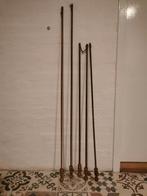 Gordijn stokjes, Huis en Inrichting, Stoffering | Gordijnen en Lamellen, Minder dan 50 cm, Gebruikt, Bruin, 200 cm of meer