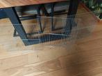 3 Voorkant roosters met schuif aluminium., Dieren en Toebehoren, Ophalen, Zo goed als nieuw, Vogelkooi
