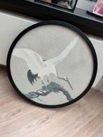 Schilderij met kraanvogel, Ophalen of Verzenden, Zo goed als nieuw