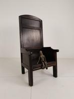 18e-eeuwse Engelse Haardstoel – Hoge Rugleuning met 5 Poten, Antiek en Kunst, Antiek | Meubels | Stoelen en Banken, Ophalen