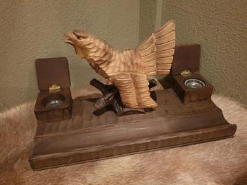 Inktstel met handgestoken korhoen – mancave vintage  beschikbaar voor biedingen