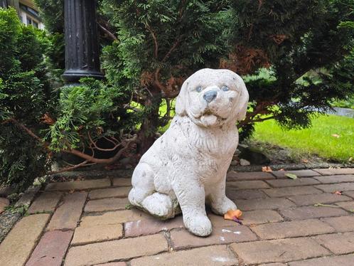 Betonnen Hondenbeeld Tuindecoratie, Tuin en Terras, Tuinbeelden, Gebruikt, Dierenbeeld, Beton, Ophalen