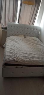 Bed, Huis en Inrichting, Ophalen, Overige materialen, Wit, Zo goed als nieuw
