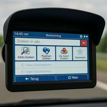 7' Camper,Mobilhome GPS Navigatie IGO Europa Map.BLUETOOTH beschikbaar voor biedingen