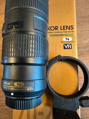 Nikkor 70-200mm f/4G ED VR Toplens! beschikbaar voor biedingen