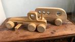 Houten Speelgoed Trekker Vintage Handgemaakt, Ophalen of Verzenden