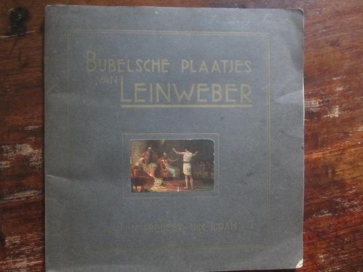 Bijbelsche plaatjes van Robert Leinweber. uitg Bredee 1937, Antiek en Kunst, Antiek | Boeken en Bijbels, Ophalen of Verzenden