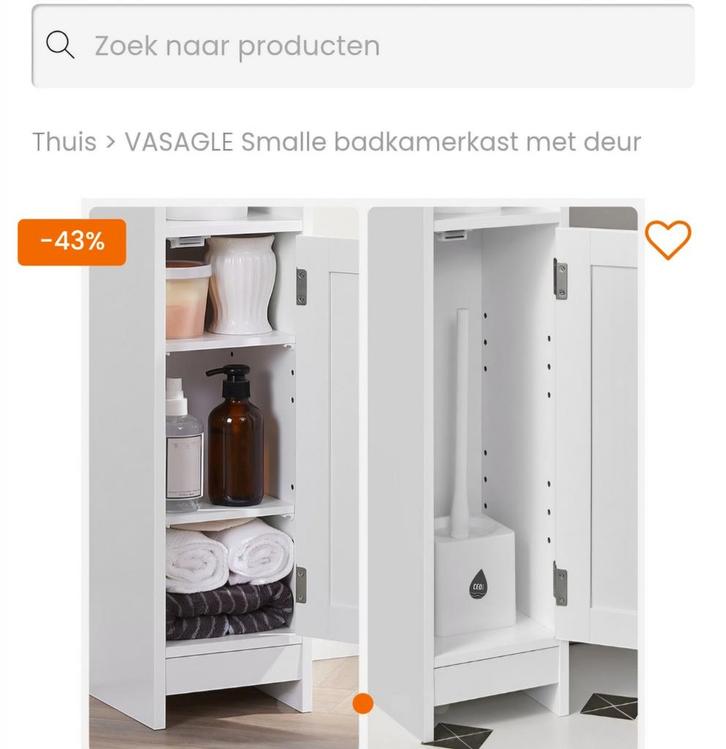 Badkamer kask Nieuw in doos, Huis en Inrichting, Badkamer | Complete badkamers, Nieuw, Ophalen of Verzenden