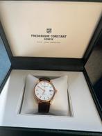 Frederique Constant klassiek horloge, Overige merken, Leer, Staal, Ophalen of Verzenden