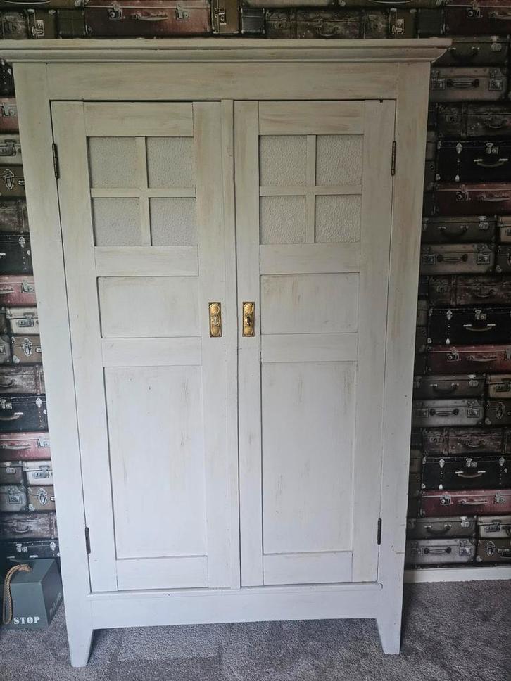Oude Grenen Kast met Planken - 107x32x170cm, Huis en Inrichting, Kasten | Kledingkasten, Gebruikt, 150 tot 200 cm, 100 tot 150 cm