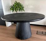 NIEUW: Ronde eettafel Ø130cm van massief mangohout, Huis en Inrichting, Ophalen, Rond, Nieuw, Vijf personen of meer