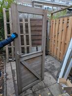 Gebruikte schuurdeur met glas, Doe-het-zelf en Verbouw, Deuren en Horren, Ophalen