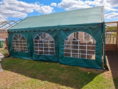 Party tent - Tuinpaviljoen 6x4 m zeer stevig, Tuin en Terras, Partytenten, Zo goed als nieuw, Partytent, 5 tot 8 meter, 4 tot 6 meter