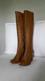 Gave hoge laarzen (maat 40), cognac-beige, Kleding | Dames, Schoenen, Hoge laarzen, Beige, Ophalen of Verzenden, Zo goed als nieuw