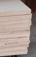 Hardhout multiplex 25mm, Doe-het-zelf en Verbouw, Platen en Panelen, Ophalen, Nieuw, Multiplex