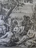 ets Gezicht op Haarlemmermeer slot Heemstede van Vianen 1712, Antiek en Kunst, Verzenden