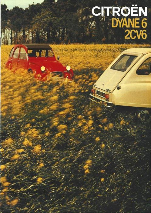 Citroen Dyane 6, 2CV6 brochure (ci04) 1982, Boeken, Auto's | Folders en Tijdschriften, Zo goed als nieuw, Citroën, Verzenden