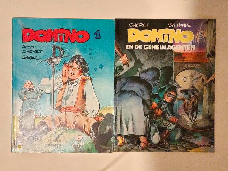Domino1+5 en de geheim agenten ( per stuk €2), Boeken, Stripboeken, Zo goed als nieuw, Meerdere stripboeken, Ophalen of Verzenden