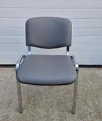 10 x Vergaderstoelen grijs kantine stoelen cafe zaal, Ophalen of Verzenden, Zo goed als nieuw, Grijs, Vijf, Zes of meer stoelen