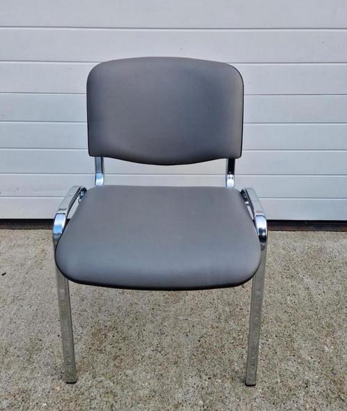 10 x Vergaderstoelen grijs kantine stoelen cafe zaal, Huis en Inrichting, Stoelen, Zo goed als nieuw, Vijf, Zes of meer stoelen