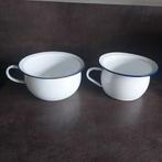 2x Vintage Emaille Po, Antiek en Kunst, Ophalen of Verzenden