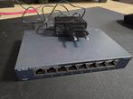 TP-Link SG108 8-poorts Gigabit Switch - ZGAN, Ophalen of Verzenden, Zo goed als nieuw