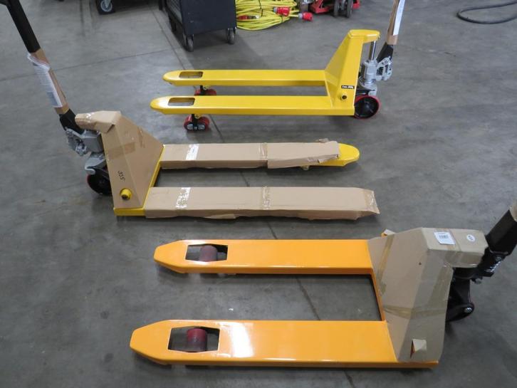 palletwagen pompwagen handpalletwagen lang en kort model, Doe-het-zelf en Verbouw, Palletwagens en Pompwagens, Nieuw, Ophalen