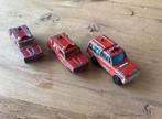 3x Majorette brandweervoertuigen – Made in France, Ophalen of Verzenden, Gebruikt, Auto