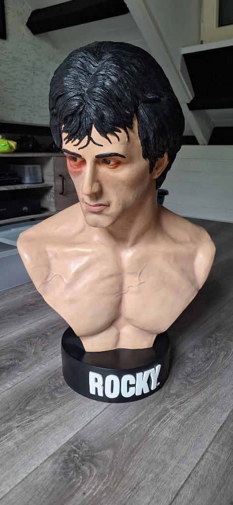 levensgrote buste Rocky Balboa, Verzamelen, Beelden en Beeldjes, Zo goed als nieuw, Mens, Ophalen of Verzenden