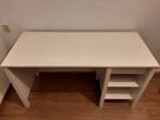 Wit bureau - 140  60 75 cm, Ophalen, Gebruikt
