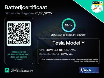Tesla Model Y RWD 58 kWh 95% SOH Trekhaak BTW Auto 1e EIG Ri beschikbaar voor biedingen