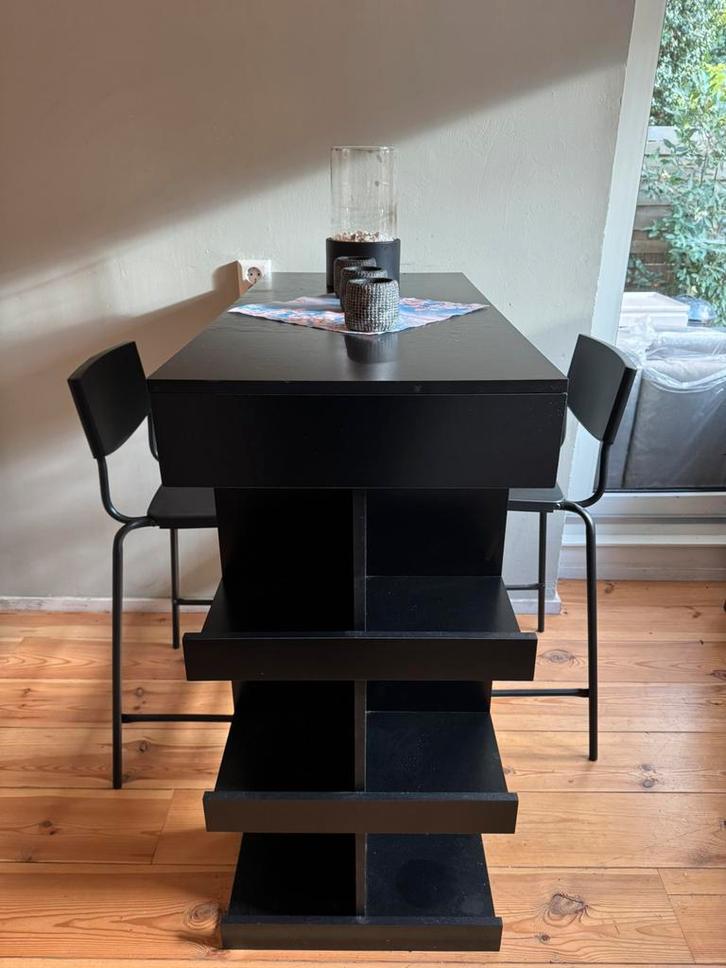 Bartafel met stoelen, Huis en Inrichting, Tafels | Statafels, Gebruikt, Ophalen