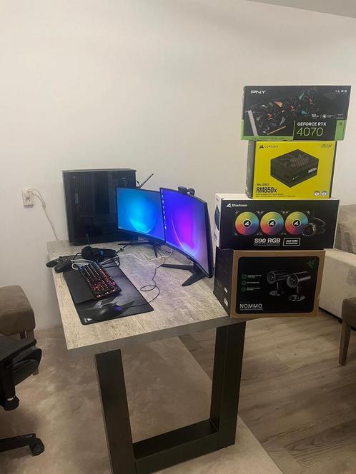 high-end gaming set-up  Ryzen 7 5700X3D + RTX 4070, Computers en Software, Desktop Pc's, Nieuw, 4 Ghz of meer, SSD, Gaming, Ophalen of Verzenden