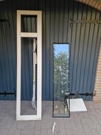 Kunststof Raamkozijn met Glas, Doe-het-zelf en Verbouw, Kunststof, Gebruikt, Minder dan 75 cm, Raamkozijn