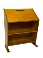 Vintage eiken secretaire door Cor Alons voor den Boer Gouda,, Huis en Inrichting, Kasten | Secretaires, Ophalen of Verzenden, Gebruikt