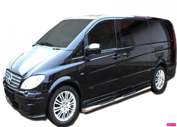 Side bars met steps voor Mercedes Vito SWB 2003-2013 NIEUW!!, Auto-onderdelen, Overige Auto-onderdelen, Mercedes-Benz, Nieuw, Ophalen of Verzenden