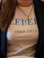 ICEBERG shirt Wit met aqua blauw logo mt. 16 (176/xs), Kinderen en Baby's, Kinderkleding | Maat 176, Meisje, Ophalen of Verzenden