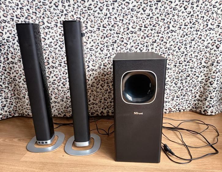 Trust Speakerset met Subwoofer, Audio, Tv en Foto, Luidsprekers, Gebruikt, Complete surroundset, Minder dan 60 watt, Overige merken