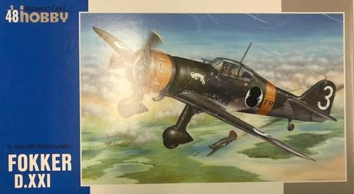 Coelianmodels, Special Hobby 48078, Fokker D 21, 1/48 € 43,-, Hobby en Vrije tijd, Modelbouw | Vliegtuigen en Helikopters, Nieuw