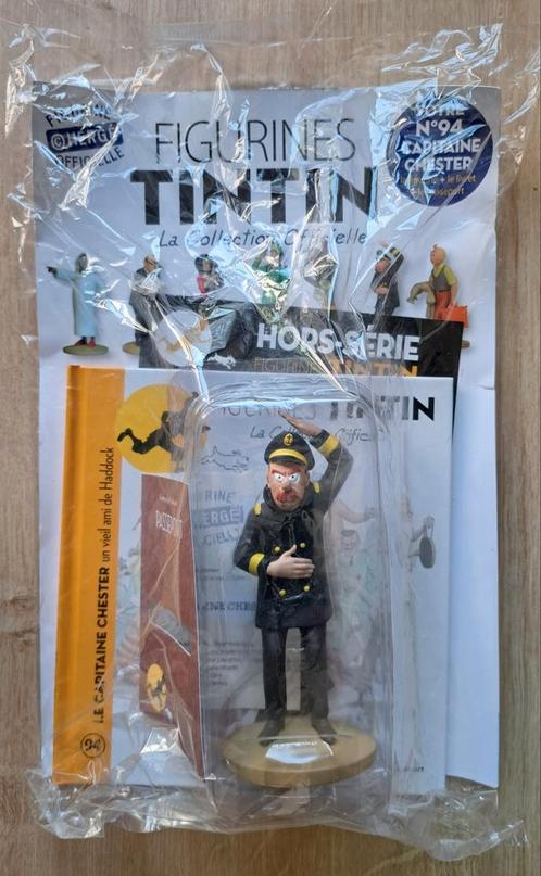 Kuifje beeldje nr 94 Kapitein Chester nieuw in folie Herge, Verzamelen, Stripfiguren, Nieuw, Beeldje of Figuurtje, Kuifje, Ophalen of Verzenden
