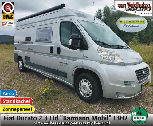 Fiat Ducato 2.3JTd "Karmann DAVIS 590FB" L3H2, Caravans en Kamperen, Campers, Bedrijf, tot en met 3, Buscamper of Camperbus, Fiat
