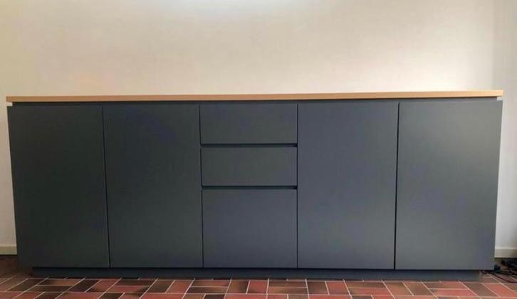 Interlübke Cube dressoir, Huis en Inrichting, Kasten | Dressoirs, Gebruikt, 200 cm of meer, 25 tot 50 cm, Met lade(s), Met deur(en)