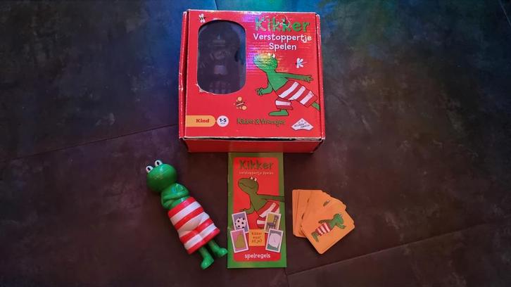 Kikker Verstoppertje Spelen - Leuk Kinderspel!, Hobby en Vrije tijd, Gezelschapsspellen | Kaartspellen, Zo goed als nieuw, Ophalen of Verzenden
