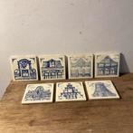 Vintage KLM Tegeltjes - onderzetters 7 stuks, Ophalen