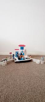 Playmobil Politieboot met Station, Ophalen, Gebruikt, Complete set