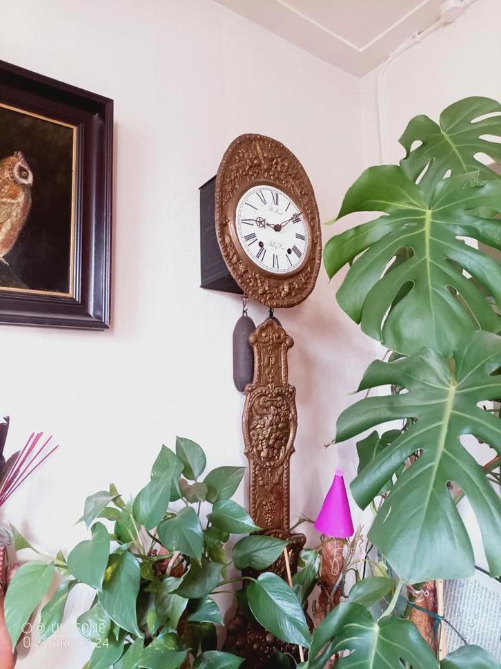 Antieke Comtoise Klok, Antiek en Kunst, Antiek | Klokken, Ophalen of Verzenden