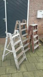 Houten trap, ladder, huishoudtrap, schilderstrap vanaf 15,-, Ophalen