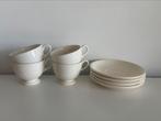 Wedgwood Edme 4x kop & schotel ZGAN!!!, Ophalen of Verzenden, Zo goed als nieuw, Wedgwood, Kop(pen) en/of Schotel(s)