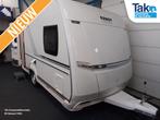 Fendt Bianco Activ 390 FHS Compacte caravan, Caravans en Kamperen, Schokbreker, Bedrijf, Treinzit, Tot en met 3
