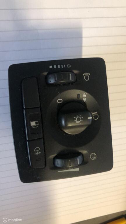Lichtschakelaar origineel zwart Volvo V50 '04-'12 30669734, Auto-onderdelen, Dashboard en Schakelaars, Volvo, Gebruikt, Ophalen of Verzenden